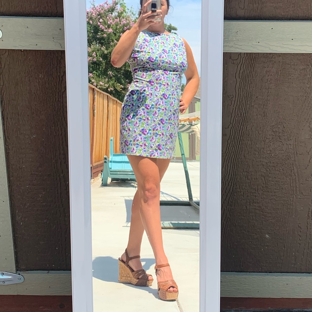 Blue CDC Floral Dress